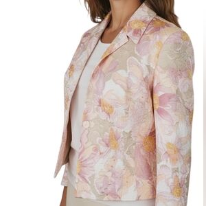 Joseph Ribkoff Pink Floral Blazer